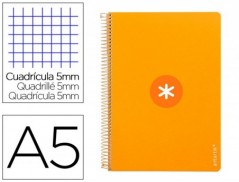 CADERNO ESPIRAL LIDERPAPEL DIN A5 ANTARTIK CAPA DURA 80 F 10