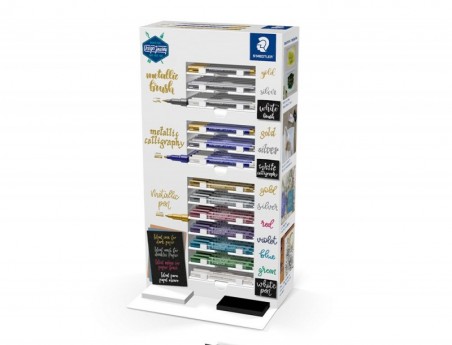 ROTULADOR STAEDTLER PUNTA DE FIBRA METALLLIC PEN / PINCEL /