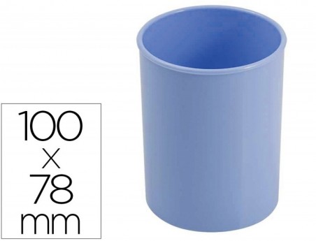 PORTA LAPIS FAIBO PLASTICO COR AZUL PASTEL 78 MM DIAMETRO X