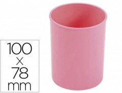 PORTA LAPIS FAIBO PLASTICO COR ROSA PASTEL 78 MM DIAMETRO X