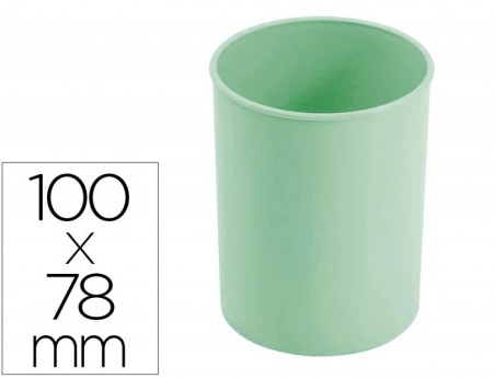 PORTA LAPIS FAIBO PLASTICO COR VERDE PASTEL 78 MM DIAMETRO X