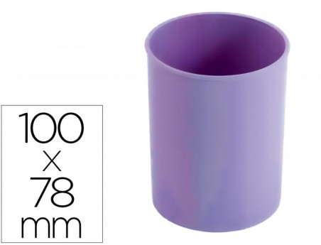 PORTA LAPIS FAIBO PLASTICO COR VIOLETA PASTEL 78 MM DIAMETRO