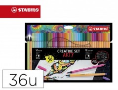 MARCADOR STABILO POINT 88 / AGUARELAVEL PEN 68 ARTY LINE EST