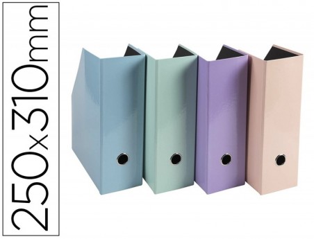 PORTA REVISTAS EXACOMPTA AQUAREL CARTAO FORRADO LOMBADA 100