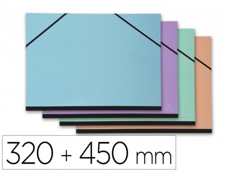 PASTA DE DESENHO EXACOMPTA AQUAREL 320X450 MM COM ELASTICOS