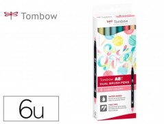 ROTULADOR TOMBOW ACUARELABLE DOBLE PUNTA FINA/PINCEL COLORES