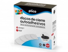 DISCO DE CIERRE PLICO VELCRO AUTOADHESIVO 20 MM DIAMETRO COL