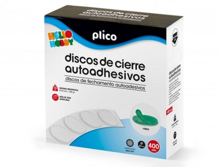 DISCO DE CIERRE PLICO VELCRO AUTOADHESIVO 20 MM DIAMETRO COL