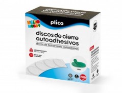 DISCO DE CIERRE PLICO VELCRO AUTOADHESIVO 20 MM DIAMETRO COL