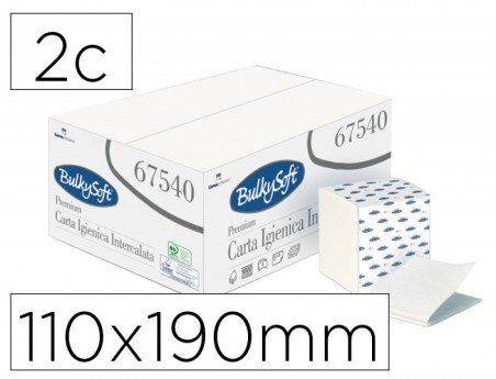 PAPEL HIGIENICO OFYHOSTEL BULKYSOFT GOFRADO 2 CAPAS ENGARZAD