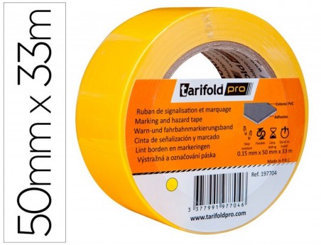 FITA ADESIVA TARIFOLD PARA MARCACAO E SINALIZACAO DE CHAO 33