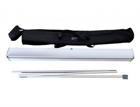 EXPOSITOR YOSAN ROLL UP ALUMINIO 1 FACE LARGURA 85 CM ALTURA