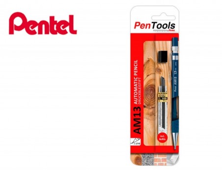 BLISTER LAPISEIRA PENTEL PENTOOLS AM 13 1,3 MM HB INCLUIDA 8