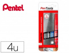 BLISTER MARCADOR PENTEL PENTOOLS PERMANENTE N50 PONTA DE 3 M