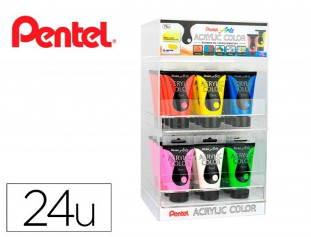 EXPOSITOR PENTEL VAZIO PARA TINTA ACRILICA 420X270X270 MM