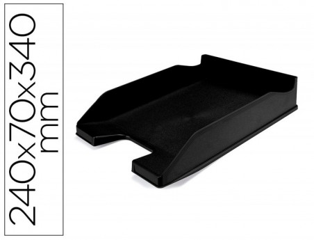 BANDEJA DE SECRETARIA LIDERPAPEL ECOUSE 100% PLASTICO RECICL