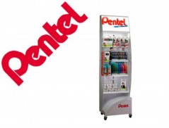 EXPOSITOR PENTEL ULTIMA 500 ILUMINADO PARA ENERGEL LADO DIRE