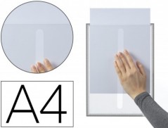 MOLDURA PORTA ANUNCIOS DURABLE ADERENCIA ESTATICA DIN A4 COR