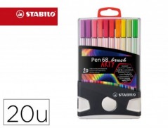 MARCADOR STABILO AGUARELAVEL PEN 68 BRUSH COLOR PARADE ESTOJ