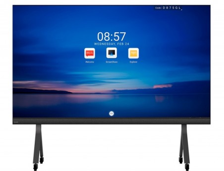 SUPORTE DE CHAO MAXHUB COM RODAS PARA ALL IN ONE LED ATE 165