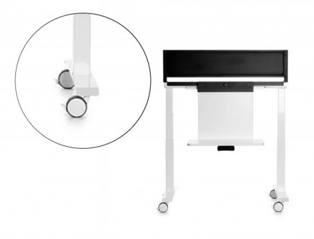 SUPORTE ROCADA MOVEL REGULAVEL PARA ECRAS INTERATIVOS