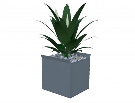 FLOREIRA METALICA SIE PARA PLANTAS ARTIFICIAIS 350X330X300 M