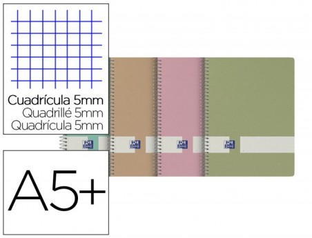 5un CADERNO ESPIRAL OXFORD EUROPEANBOOK 1 DIN A5+ 80 FOLHAS