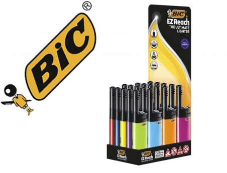 ISQUEIRO BIC EZ REACH J30 EXPOSITOR DE 20 UNIDADES CORES SOR