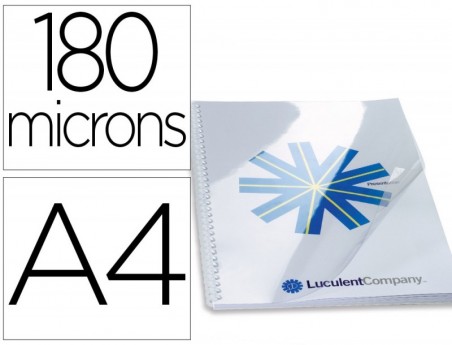 CAPA DE ENCADERNACAO GBG PVC CRISTAL TRANSPARENTE 180 MC DIN