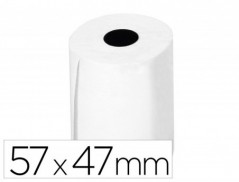 10un ROLO TERMICO PARA IMPRESSORA Q-CONNECT 57 MM LARGURA X
