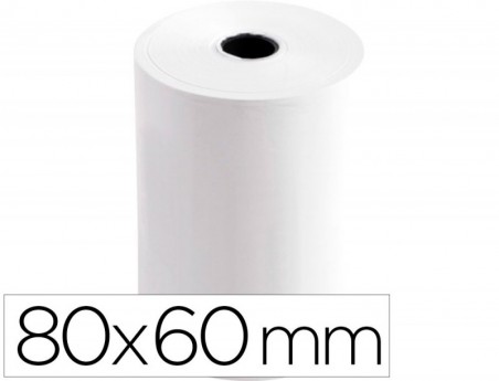 10un ROLO TERMICO PARA IMPRESSORA Q-CONNECT 80 MM LARGURA X