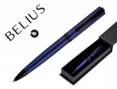 ESFEROGRAFICA BELIUS TURBO ALUMINIO DESENHO AZUL E PRETO TIN
