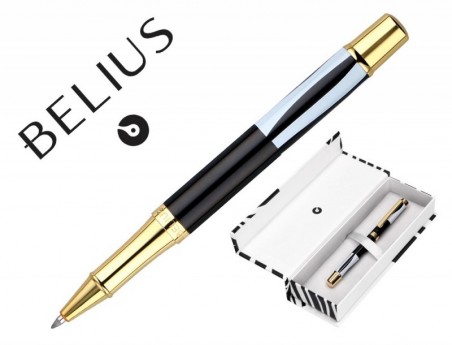 ROLLER BELIUS DUALITA CORPO BRANCO DESENHO PRETO TINTA PRETA