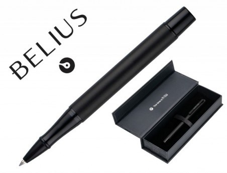 ROLLER BELIUS UNSTOPPABLE PRETO TINTA PRETA CAIXA DESIGN