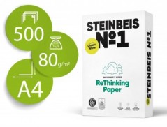 PAPEL FOTOCOPIA STEINBEIS N.1 100% RECICLADO DIN A4 80 GR EM