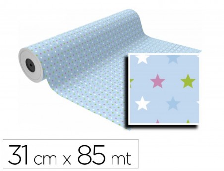 PAPEL FANTASIA BASIKA IN2104-A BOBINE LARGURA 31 CM COMPRIME