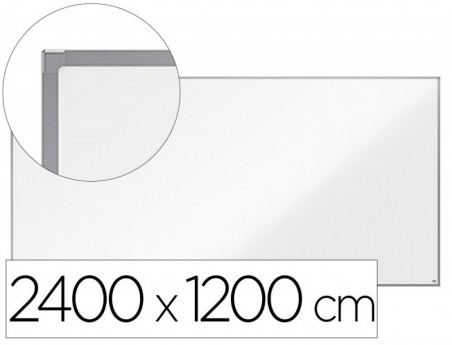 QUADRO BRANCO NOBO ESSENCE ACO VITRIFICADO MAGNETICO 2400X12