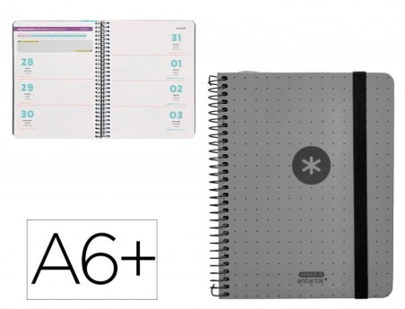 AGENDA ESCOLAR ANTARTIK 23-24 SEMANA VISTA A6+ PAPEL 100 GR