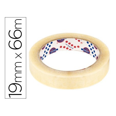 8un FITA ADESIVA 66 MT X 19 MM. EUROCEL