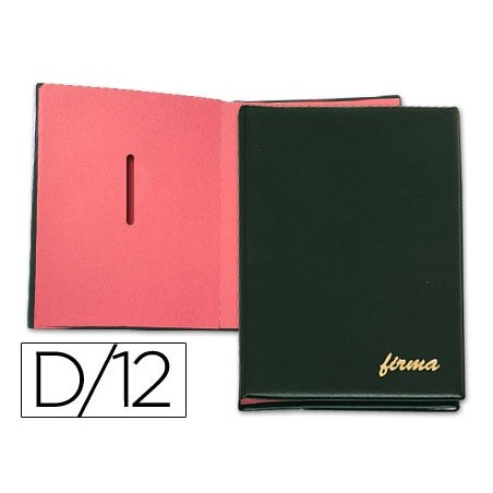 PORTA ASSINATURAS PARDO 0874 PRETO -12 DEPARTAMENTOS