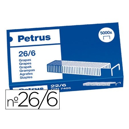 AGRAFES PETRUS - CAIXA 5000. - N. 26/6-COBREADO