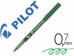12un MARCADOR PILOT PONTA FINA V-7 VERDE 0.7 MM