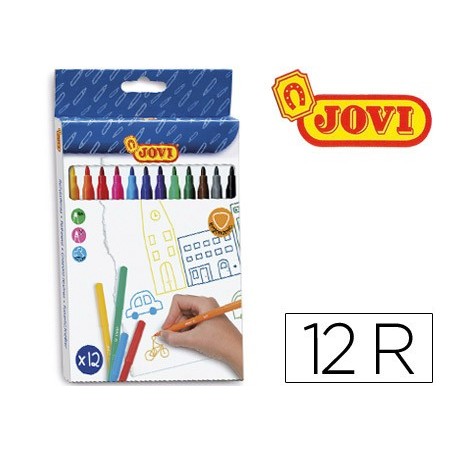 MARCADOR JOVI CORES SORTIDAS 12 UNIDADES