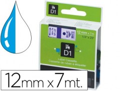 FITA DYMO 1000 AZUL-TRANSPARENTE 12MM X 7MT