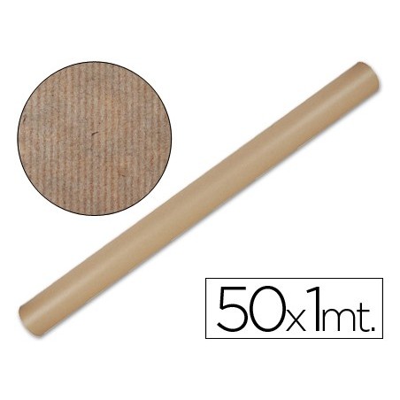 PAPEL KRAFT ROLO-CASTANHO.1MT X 50MT.65 GRS/M2