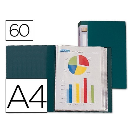 CAPA CATALOGO BEAUTONE A4 COM 60 BOLSAS, VERDE