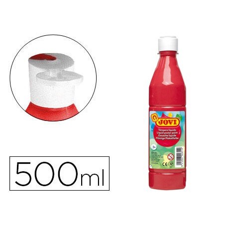 GUACHE LIQUIDO JOVI 500 CC VERMELHAO