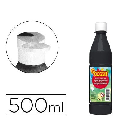 GUACHE LIQUIDO JOVI 500 CC PRETO