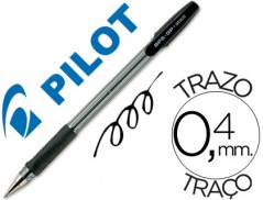 12un ESFEROGRAFICA PILOT BPS-GP PRETO -COM GRIP-TINTA BASE D