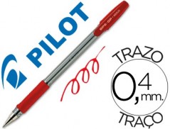 12un ESFEROGRAFICA PILOT BPS-GP VERMELHO -COM GRIP-TINTA BAS